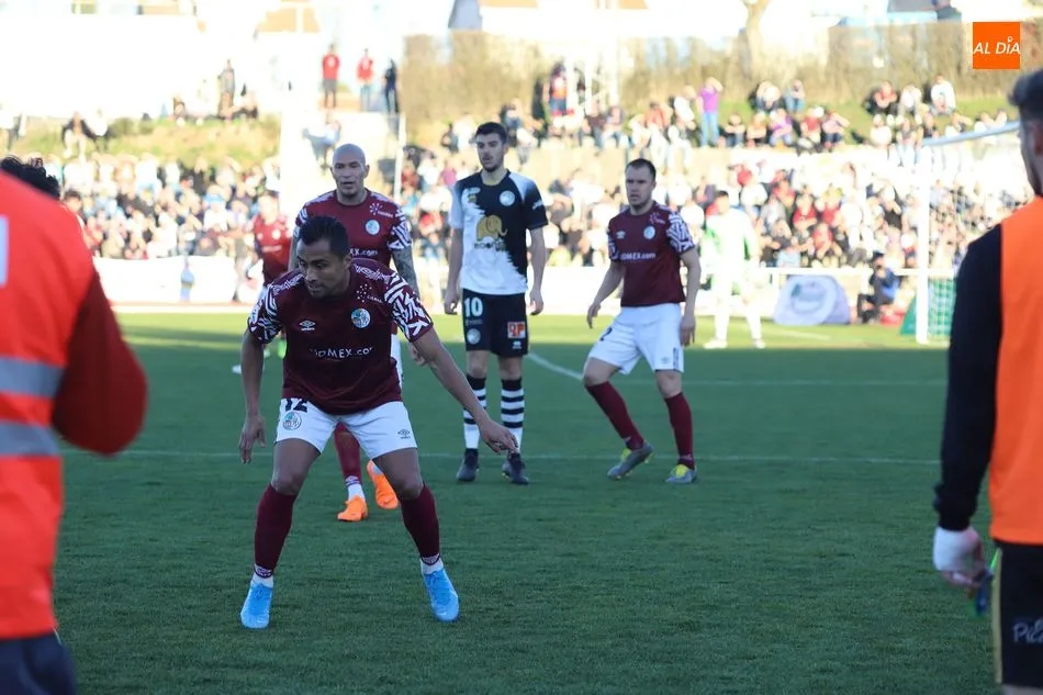 Edwin Aris Hernández, durante su paso por el Salamanca UDS. Foto: Lydia González