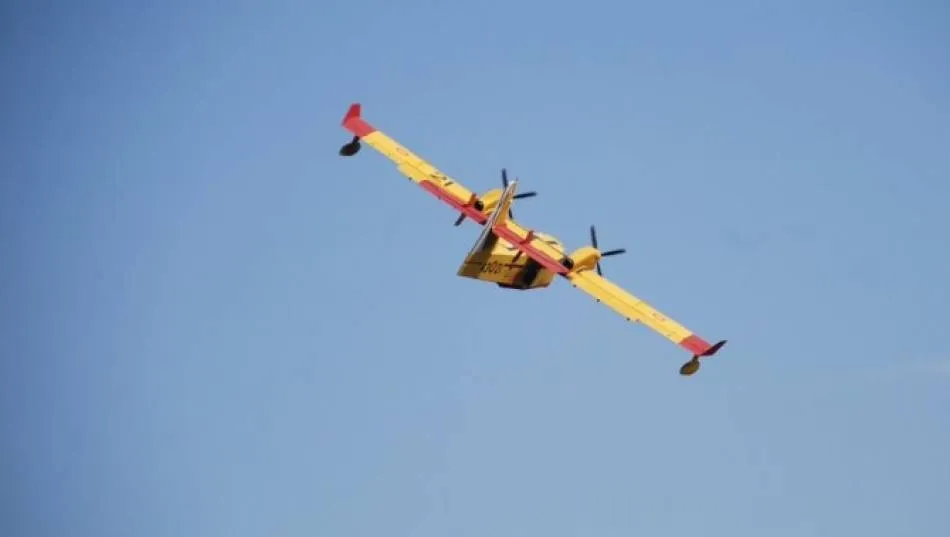 Avión anfibio de la base aérea de Matacán. Foto de archivo