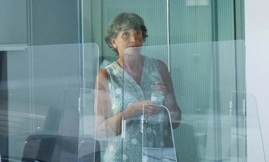 La exjefa de ETA María Soledad Iparragirre, alias Anboto, durante el juicio en la Audiencia Nacional . Foto Pool