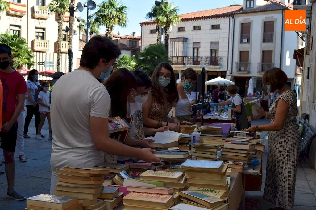 Foto 11 - Notable afluencia de p&uacute;blico a la Feria de Libro de Alba de Tormes