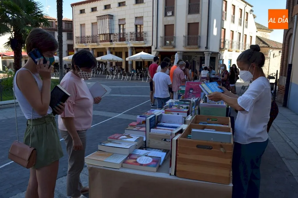 Foto 7 - Notable afluencia de p&uacute;blico a la Feria de Libro de Alba de Tormes
