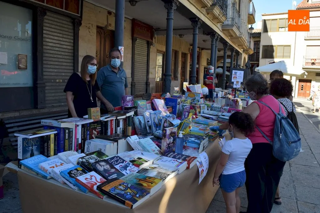 Foto 5 - Notable afluencia de p&uacute;blico a la Feria de Libro de Alba de Tormes