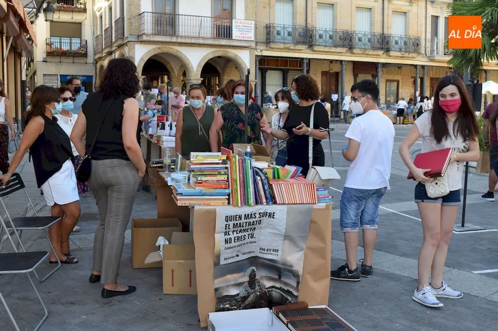 Foto 2 - Notable afluencia de p&uacute;blico a la Feria de Libro de Alba de Tormes
