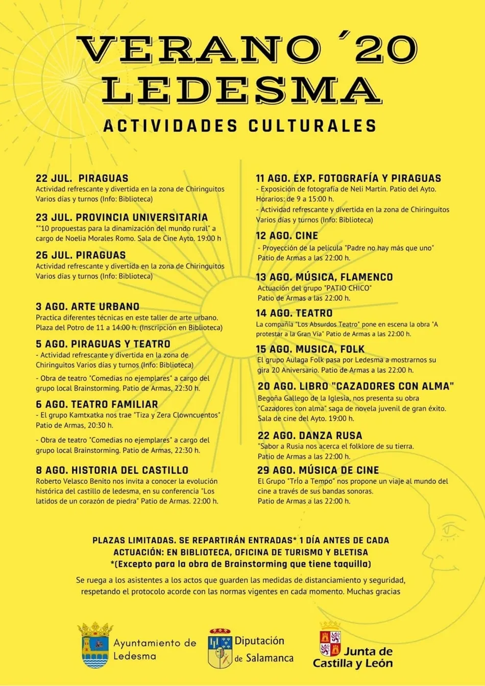 Foto 2 - Pirag&uuml;ismo, arte urbano, teatro y m&uacute;sica en la programaci&oacute;n cultural del verano en Ledesma