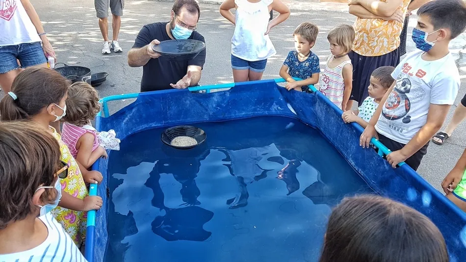 Bateo de oro en Juzbado