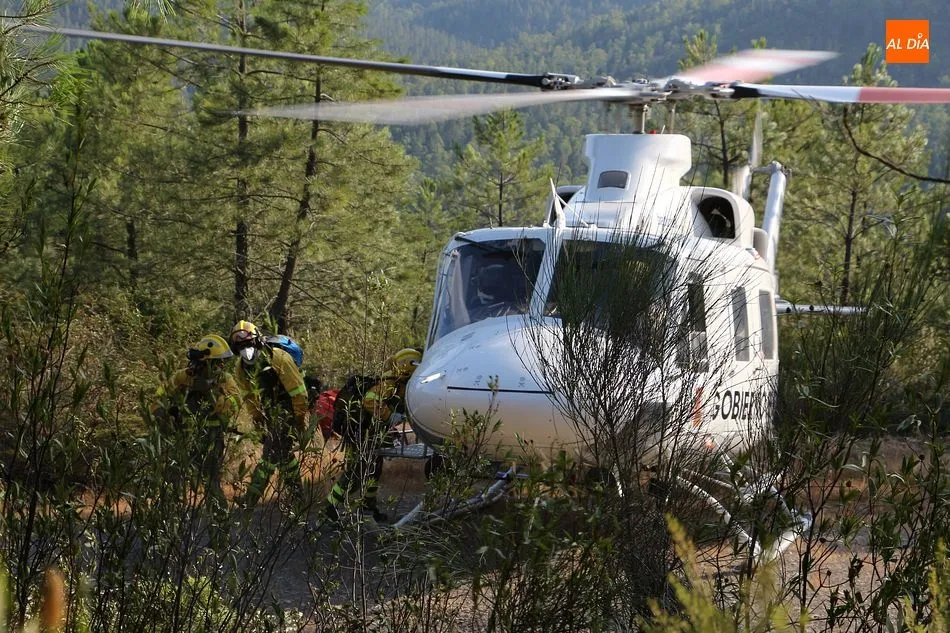 Foto 4 - El gran incendio entre Valdelageve y Sotoserrano calcina m&aacute;s de 30 hect&aacute;reas de monte
