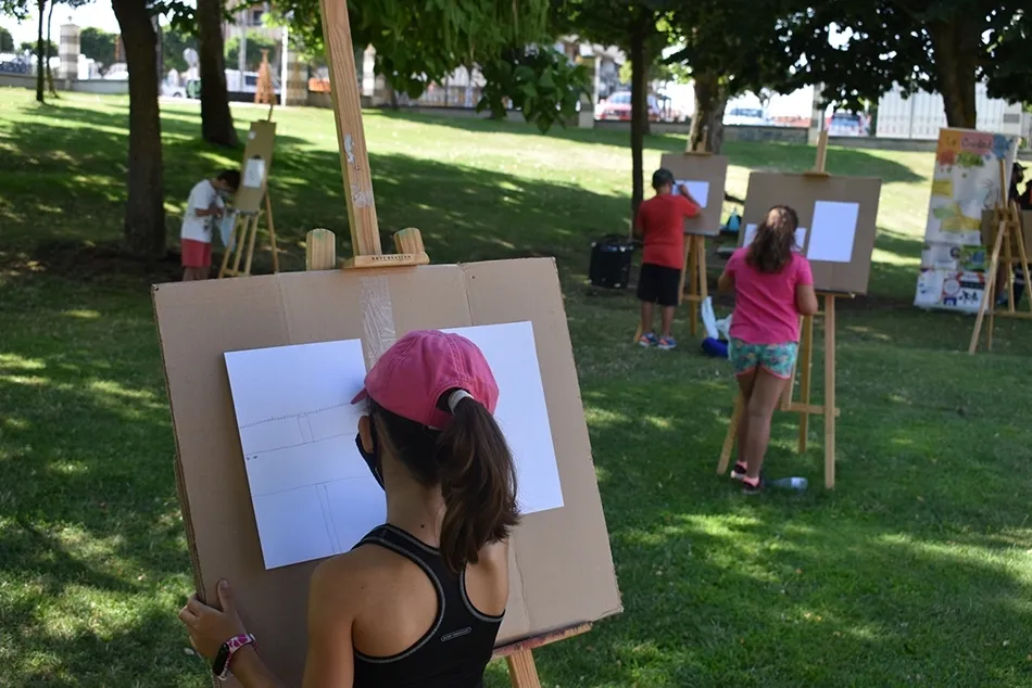 Pintura al aire libre en Carbajosa de la Sagrada 