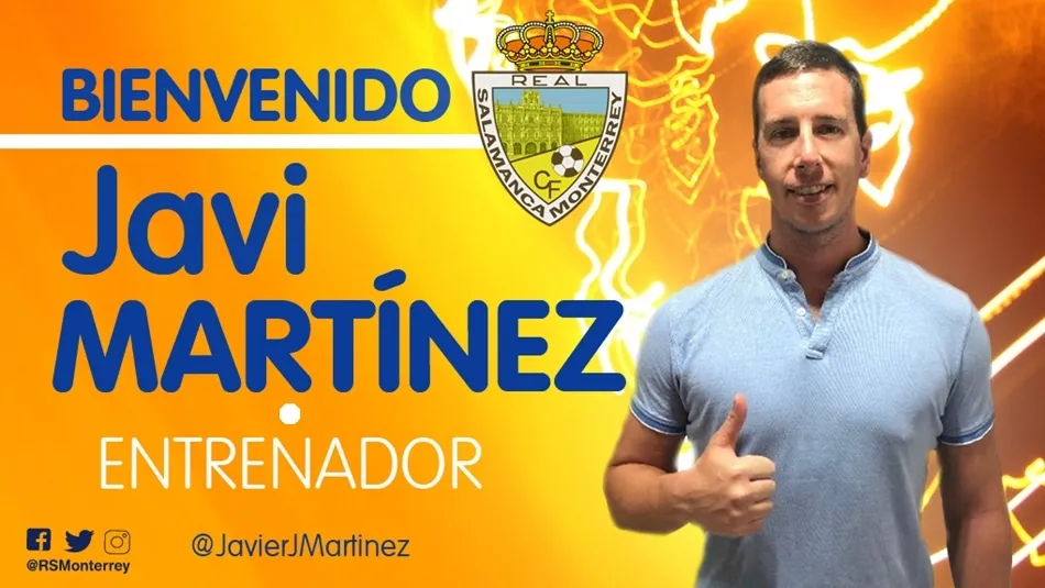 Foto 2 - Javi Mart&iacute;nez, nuevo entrenador del Real Salamanca Monterrey