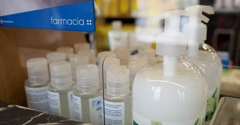 Botes de gel hidroalcohólico