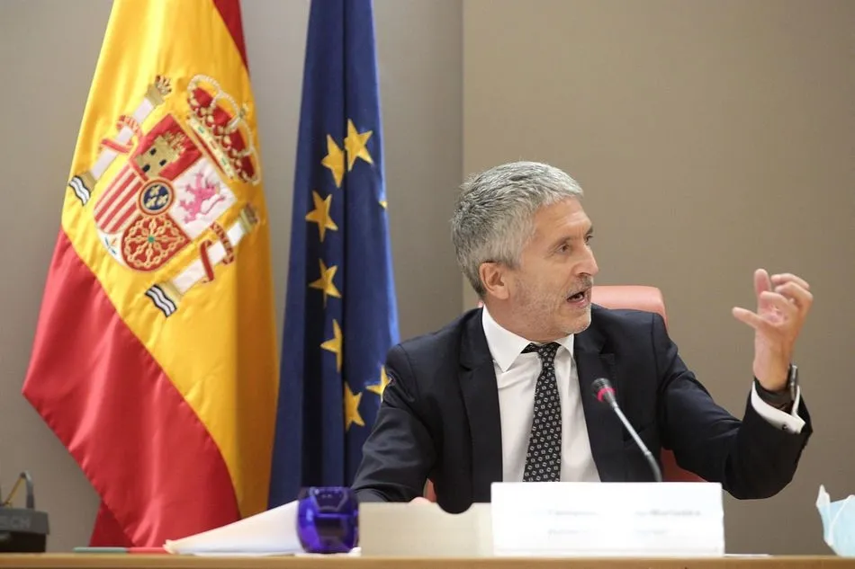 El ministro del Interior, Fernando Grande-Marlaska, durante un acto reciente - Eduardo Parra - Europa Press