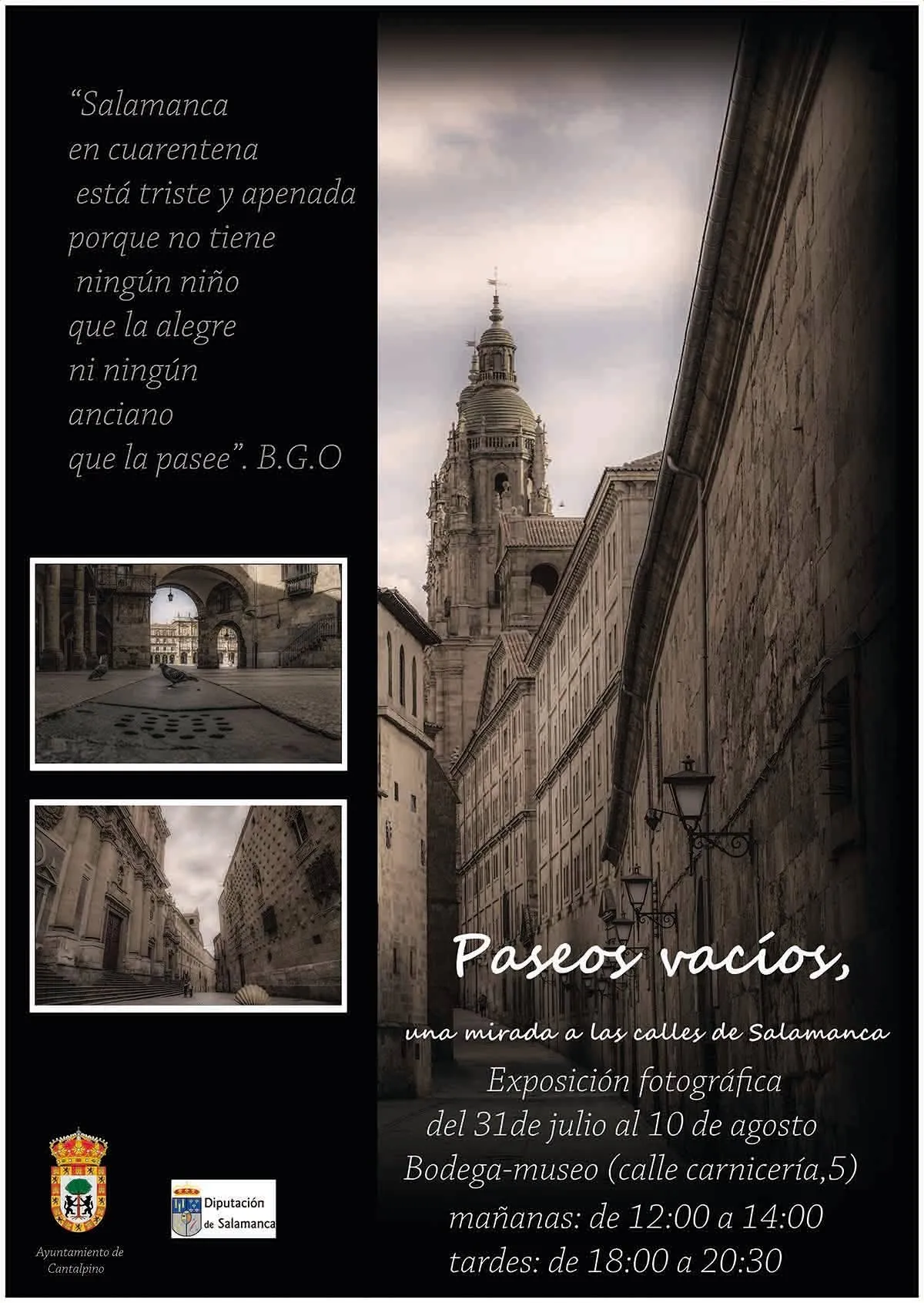 Foto 2 - Mart&iacute;n Pinto muestra &ldquo;Paseos vac&iacute;os&rdquo; por una Salamanca en cuarentena a trav&eacute;s de sus fotos