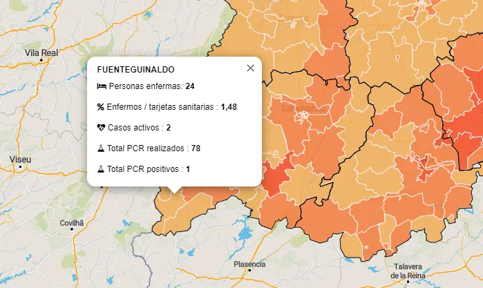 Aumentan los casos de personas enfermas en 4 de las 7 Zonas Básicas de Salud de la comarca  