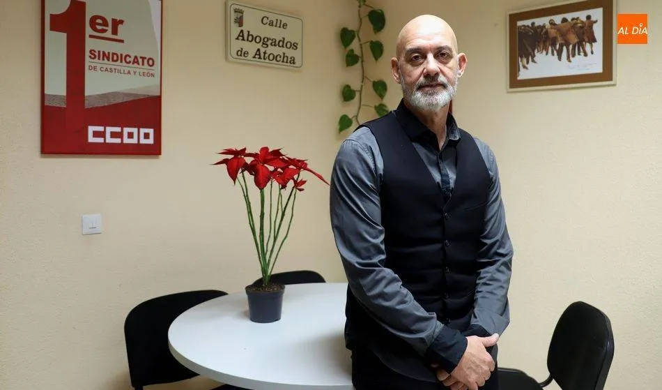 Emilio Prieto, secretario general de Comisiones Obreras en Salamanca - Archivo