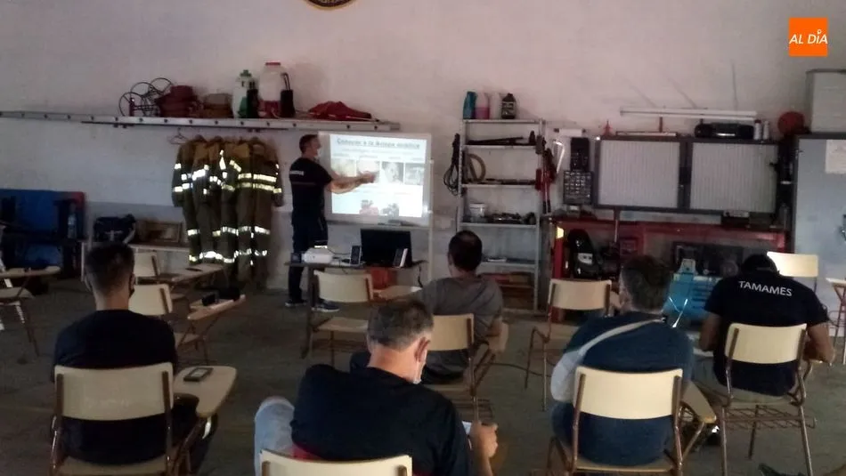 Foto 2 - Bomberos de la provincia se preparan para actuar contra la avispa asi&aacute;tica