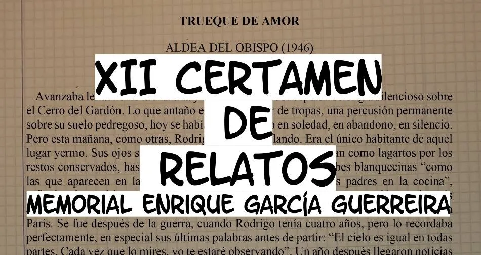 Elías Gómez gana con ‘El Regreso’ el XII Certamen de Relatos Cortos de Aldea del Obispo  