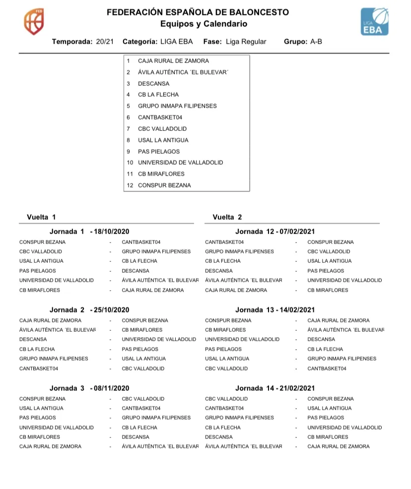 Foto 3 - La Flecha abrir&aacute; la competici&oacute;n en el nuevo curso para el CB Tormes, que ya cuenta con calendario