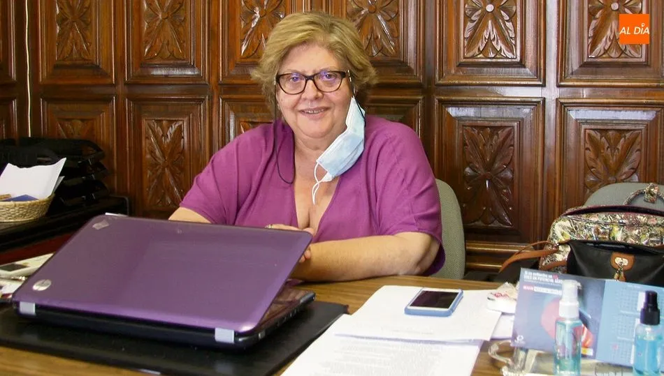 Encarnación Quirós Sánchez, alcaldesa de Saucelle