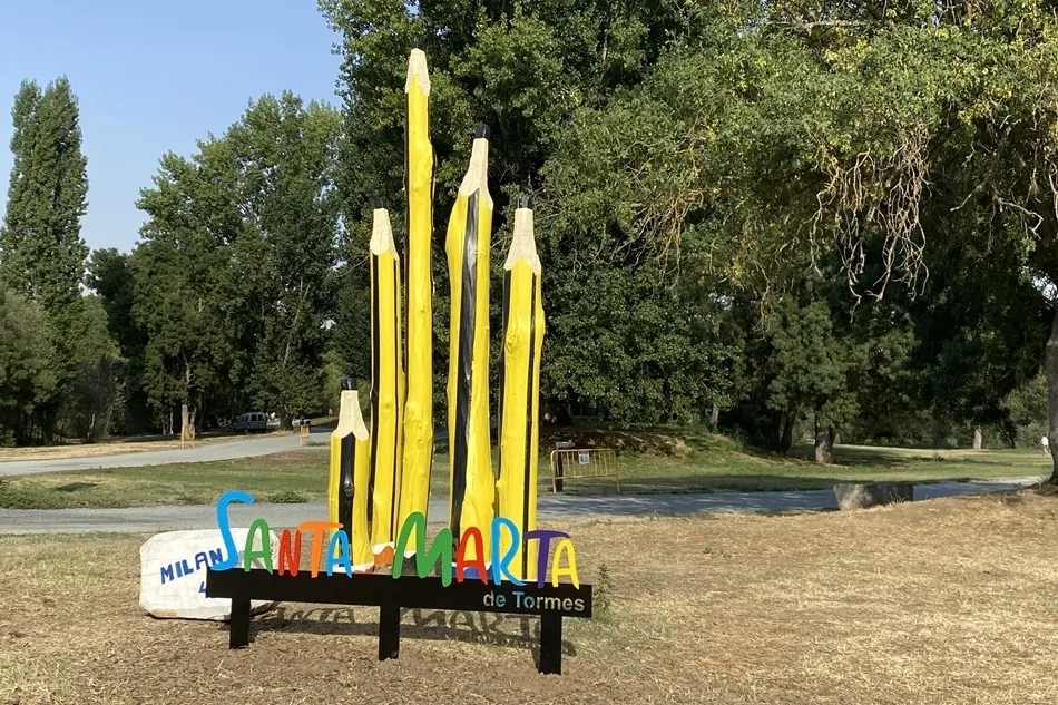 La colorida Ruta de los lápices de la Isla del Soto