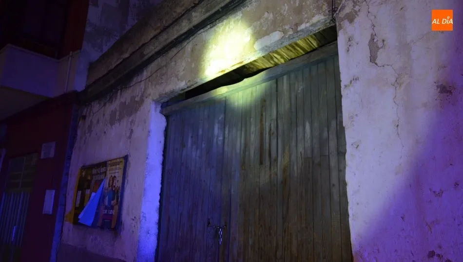 Lugar del suceso en la noche del sábado