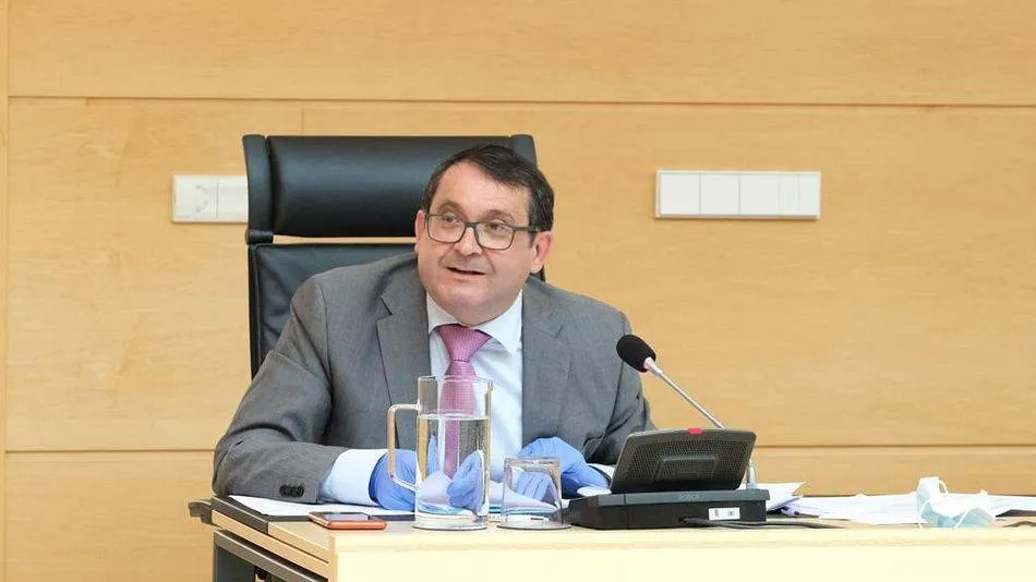 El procurador salmantino del Psoe, Juan Luis Cepa, en una intervención anterior. Foto de archivo