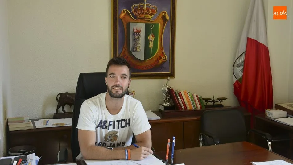 Carlos Pedraz, alcalde de Lumbrales | ESTER CORREDERA