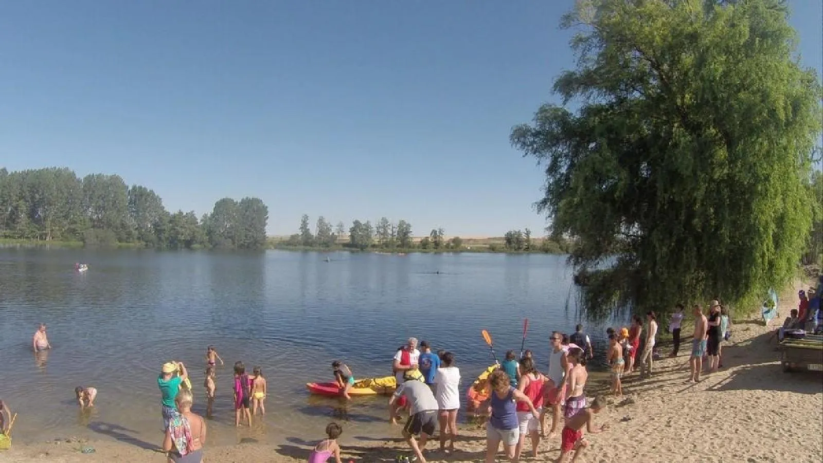 Zona de baño en Villagonzalo de Tormes. Foto ARCHIVO: Carpio Bernardo