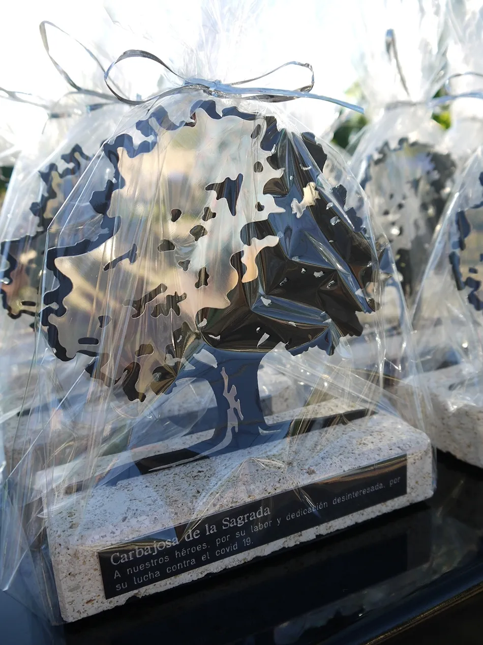 Foto 8 - Carbajosa rinde homenaje a las v&iacute;ctimas y heroes de la pandemia del Covid-19