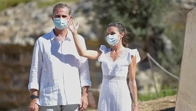 Los Reyes, durante su visita a Ibiza. EP