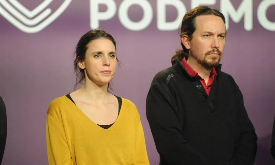 Irene Montero y Pablo Iglesias. Foto de Alberto Paredes - EP Archivo