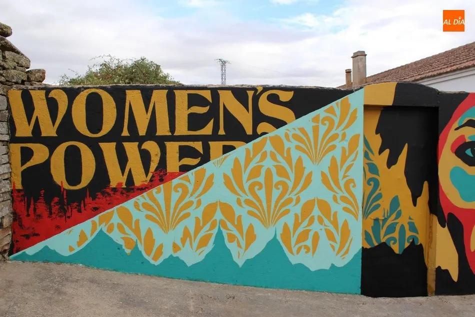 Foto 5 - Yecla de Yeltes reivindica el fin&nbsp;de la violencia de g&eacute;nero con un gran mural  