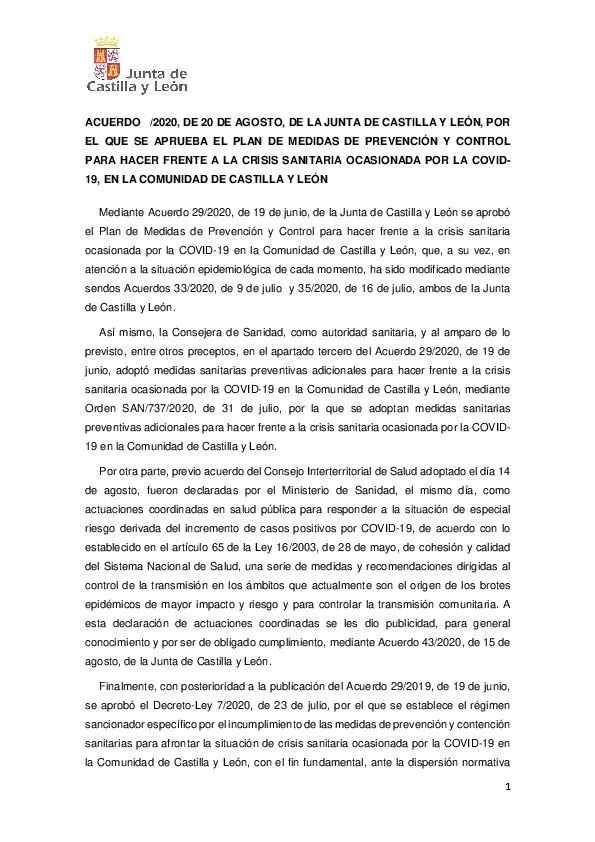 Foto 2 - Castilla y Le&oacute;n reduce aforos al 50%, permite terrazas en pubs, cierra las pe&ntilde;as y obliga a usar...