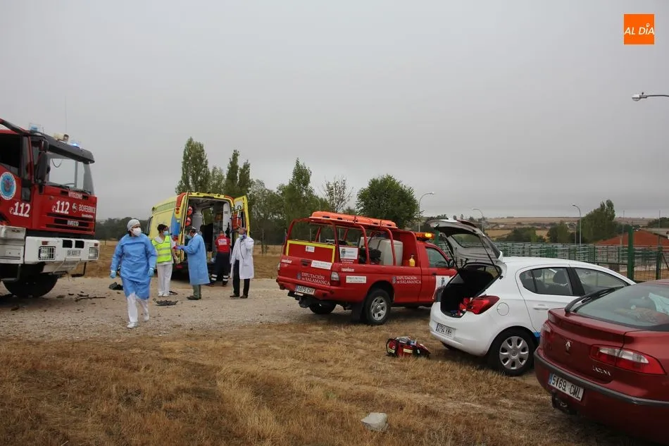 Foto 7 - V&iacute;ctima mortal en un accidente de tr&aacute;fico en Vitigudino  