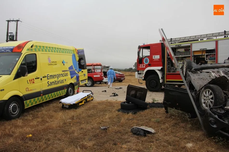Foto 6 - V&iacute;ctima mortal en un accidente de tr&aacute;fico en Vitigudino  
