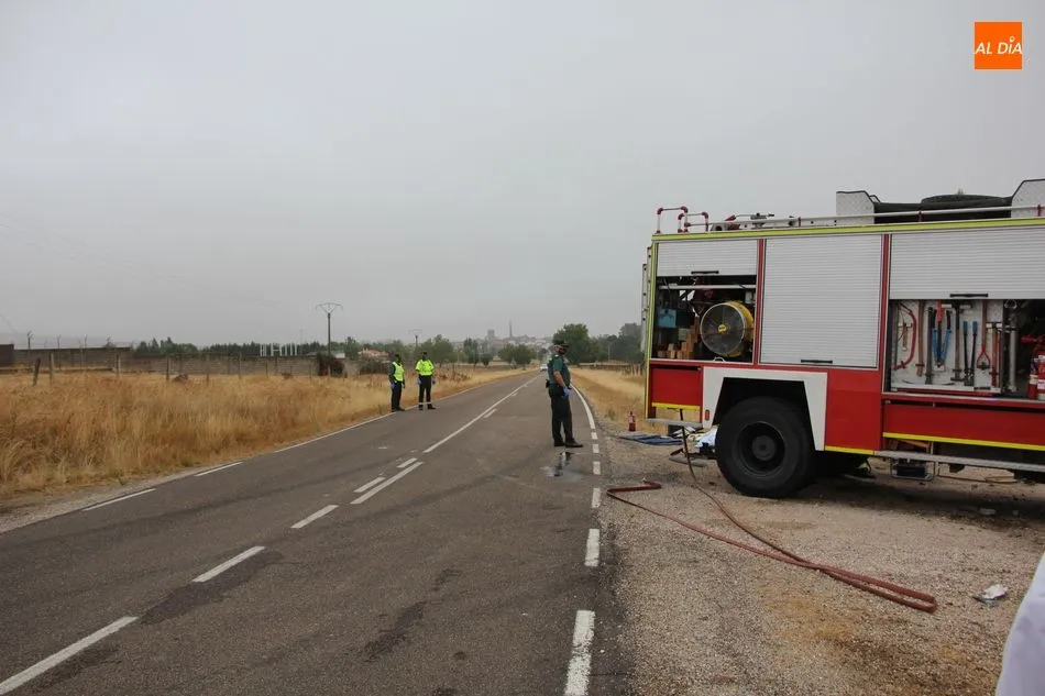 Foto 3 - V&iacute;ctima mortal en un accidente de tr&aacute;fico en Vitigudino  