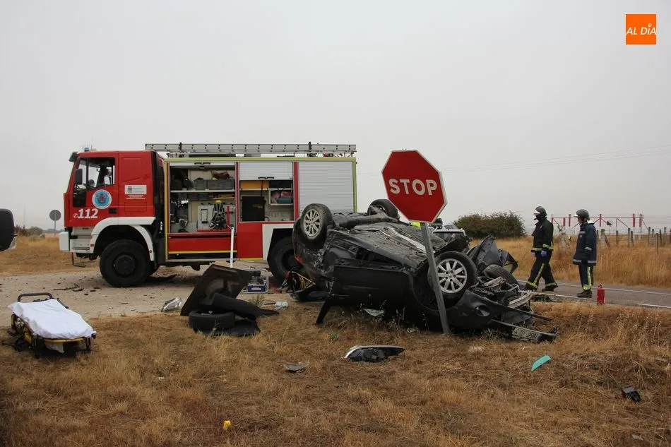 Foto 2 - V&iacute;ctima mortal en un accidente de tr&aacute;fico en Vitigudino  