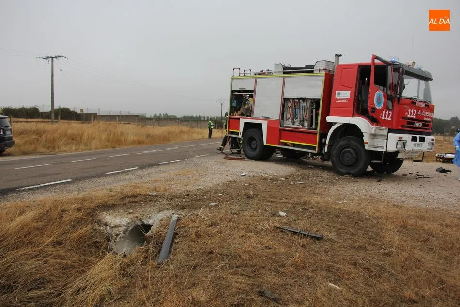 Foto 8 - V&iacute;ctima mortal en un accidente de tr&aacute;fico en Vitigudino  