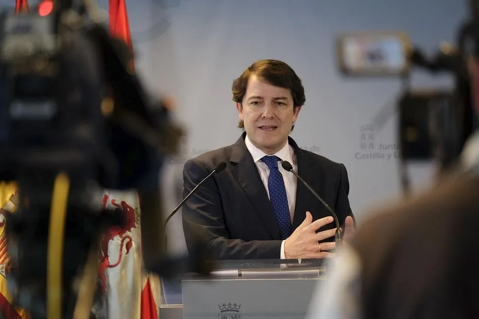 El presidente de  la Junta, Alfonso Fernández Mañueco