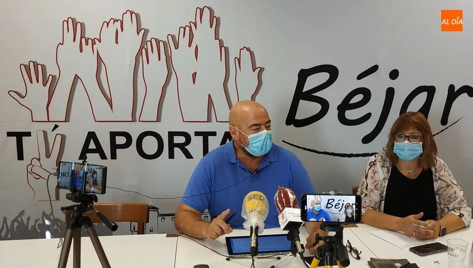 Javier Garrido y Ana Vallejo, portavóz y concejala de Tú Aportas