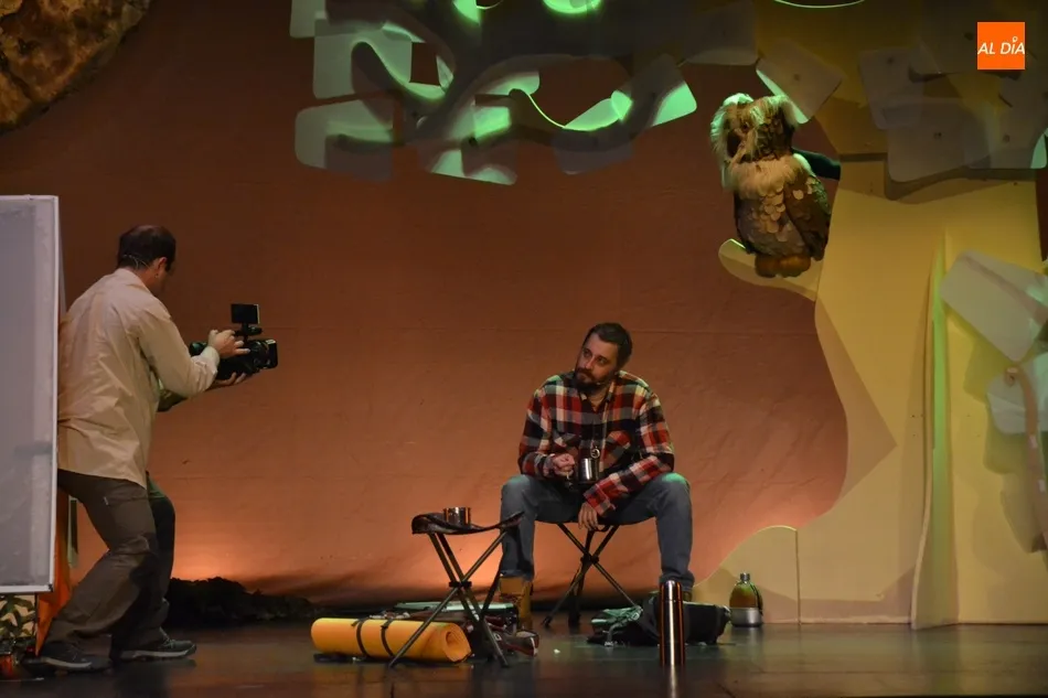 Foto 11 - Teatro At&oacute;pico homenajea en medio del bosque a F&eacute;lix Rodr&iacute;guez de la Fuente  