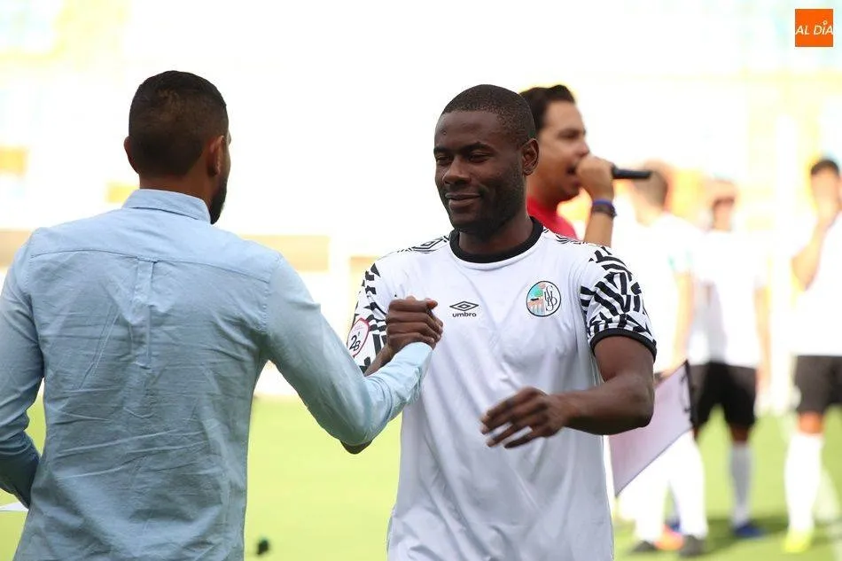 Aldo One con la camiseta del Salamanca - Archivo