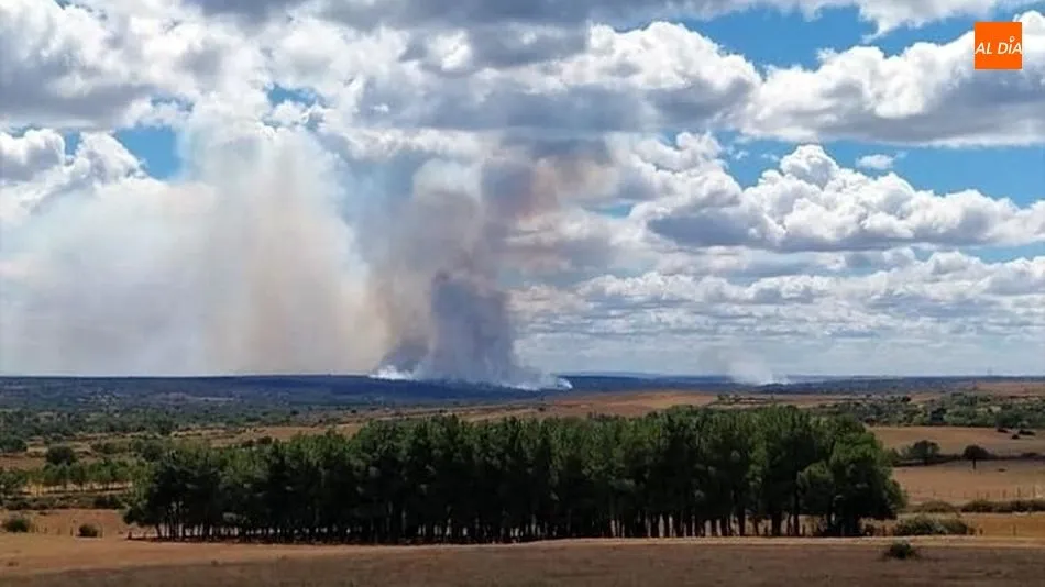 Foto 5 - Controlados los incendios de Ba&ntilde;ob&aacute;rez y Bermellar cuyas causas est&aacute;n por determinar