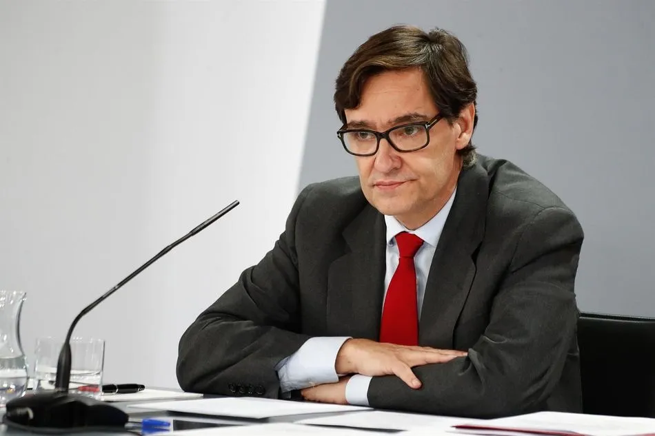 El ministro de Sanidad, Salvador Illa - Óscar J.Barroso - Europa Press