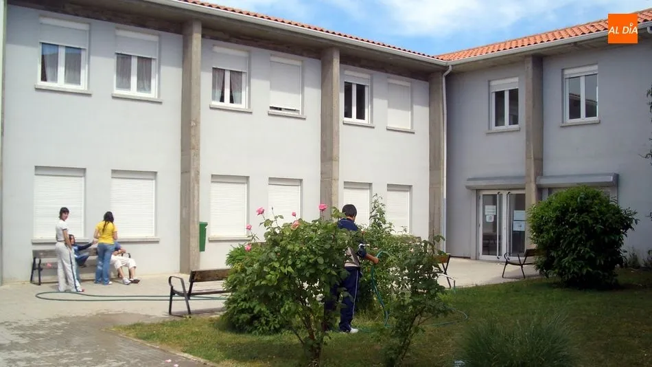 Escolares en el patio del IES Tierras de Abadengo en un curso escolar anterior / E. Corredera
