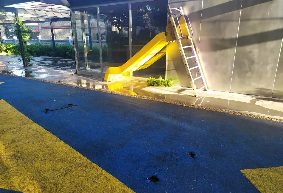 La resbalina, arrancada de su lugar