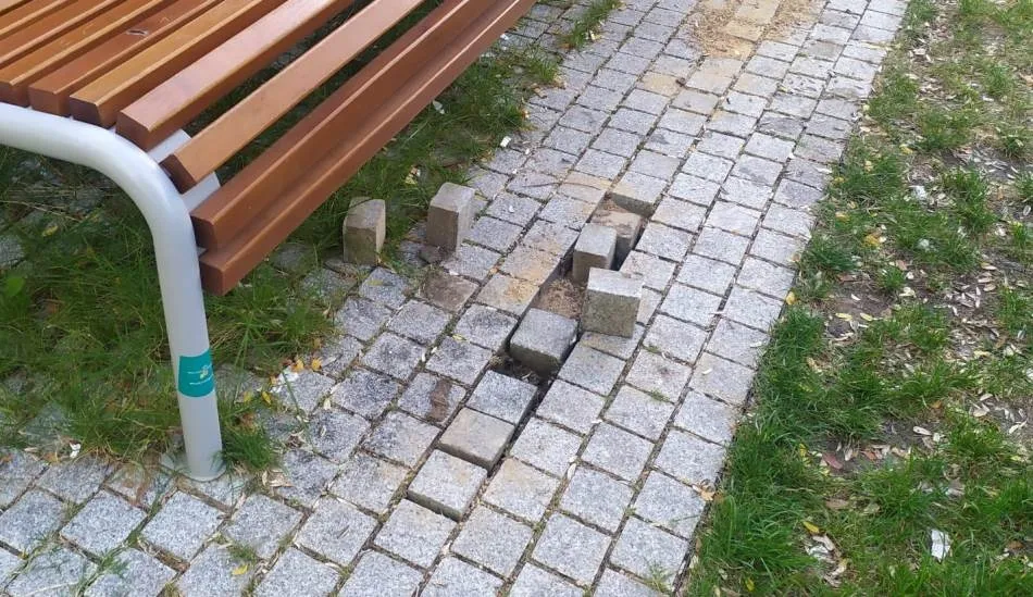 Foto 4 - Los v&aacute;ndalos causan una colecci&oacute;n de destrozos en el Parque de La Florida  