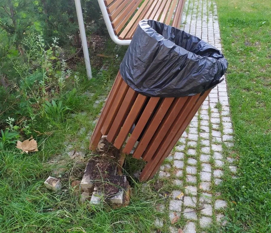 Foto 6 - Los v&aacute;ndalos causan una colecci&oacute;n de destrozos en el Parque de La Florida  