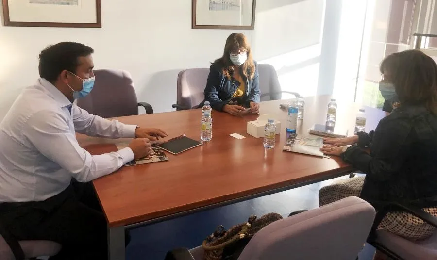 Reunión del delegado territorial con la Fundación Secretariado Gitano en Salamanca. Foto JCYL