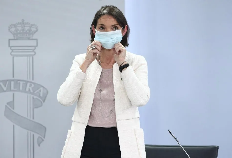 La ministra de Industria, Comercio y Turismo, Reyes Maroto