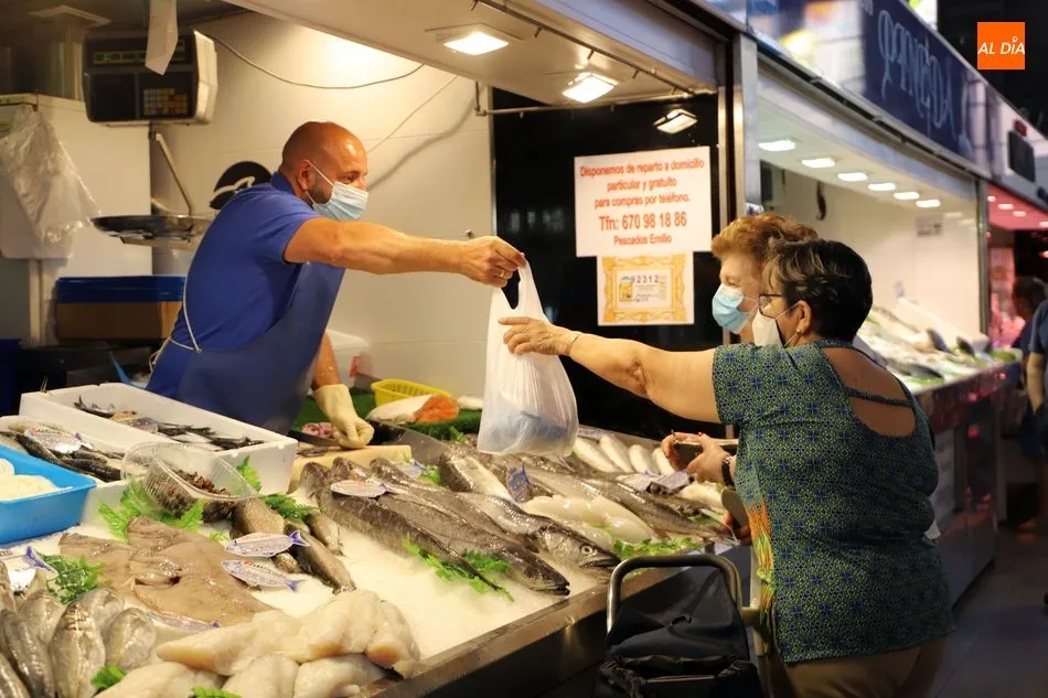 Puestos de Pescados y Mariscos en el Mercado Central. Fotos: Lydia González
