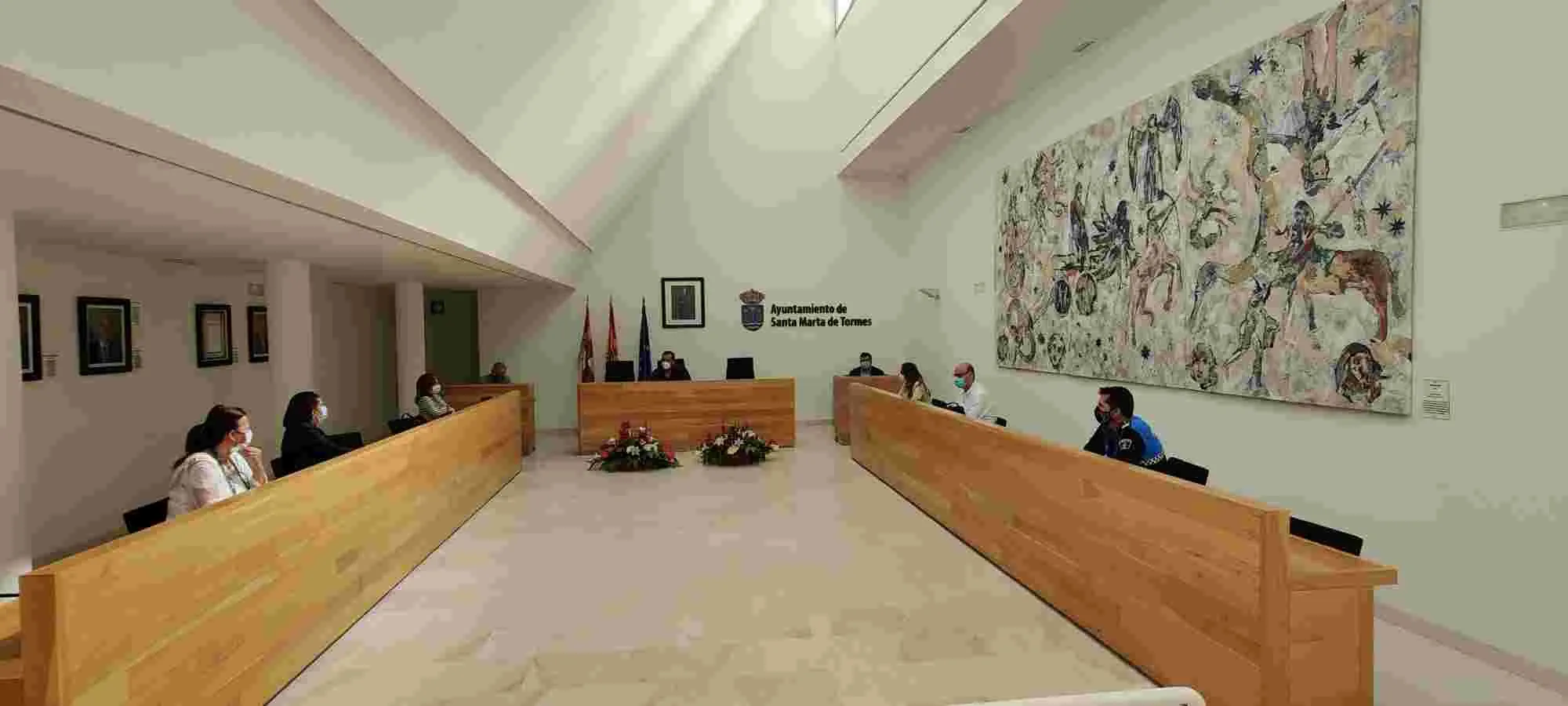 El Ayuntamiento de Santa Marta reactiva la comisión de seguimiento del Covid-19